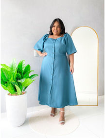 Vestido Chemise Super Midi